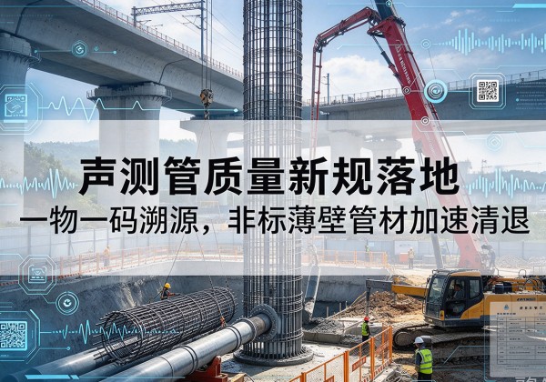 沾益声测管质量新规落地，一物一码溯源，非标薄壁管材加速清退